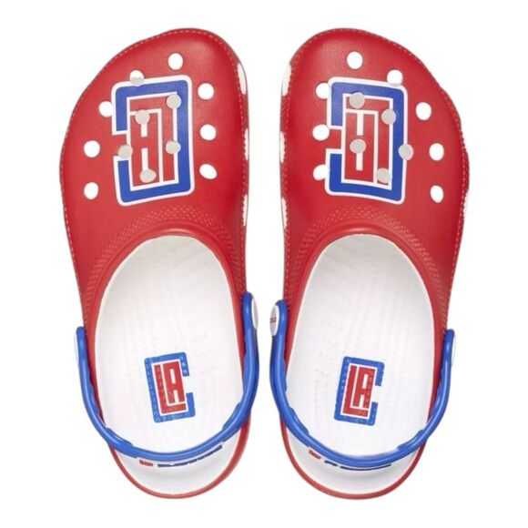 Crocs Classic Clog Los Angeles Clippers NBA Red Slip On Size Men's 10 Women's 12 - Picture 1 of 6